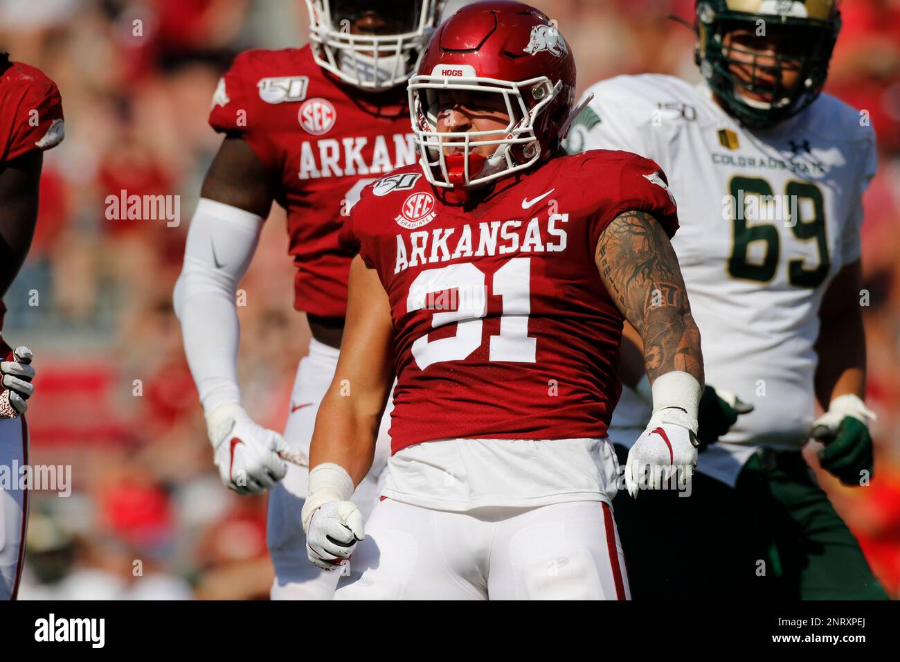 Grant Morgan, Arkansas, Linebacker