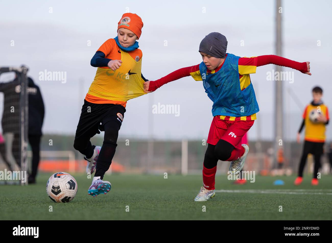 Junior soccer silhouette hires stock photography and images Alamy