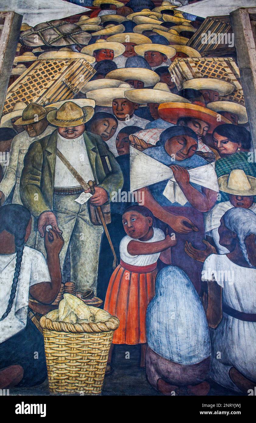 The Market by Diego Rivera, at SEP (Secretaria de Educacion Publica ...