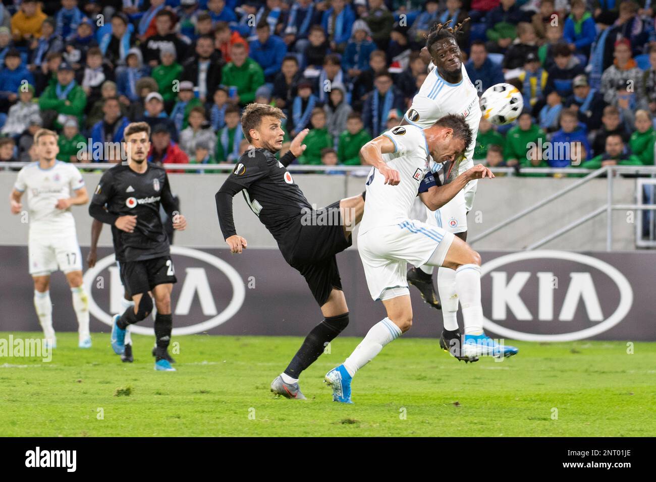 Myenty Abena Ferencvaros Competes Ball During Editorial Stock Photo - Stock  Image