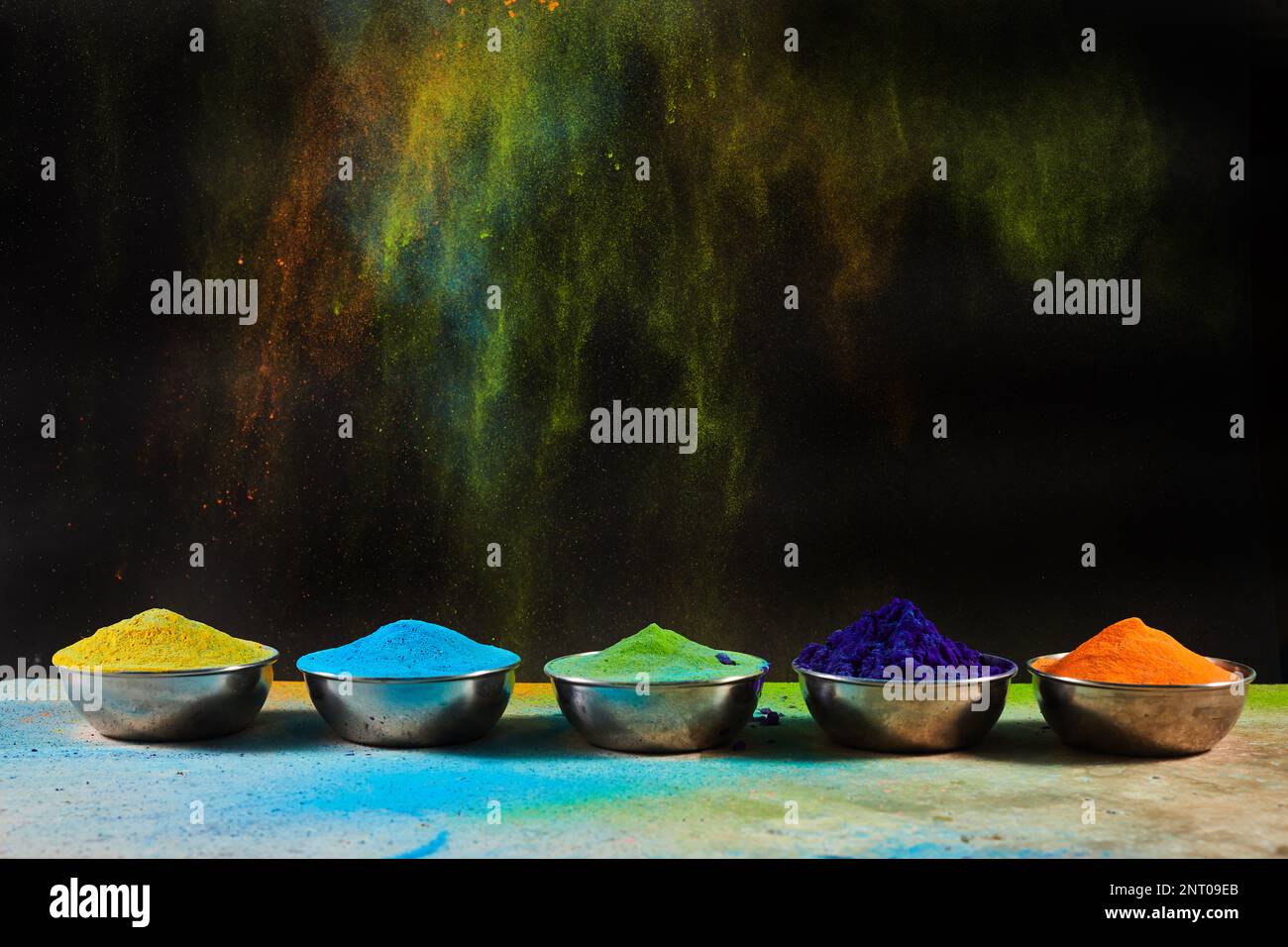 Indian holi color powder hi-res stock photography and images - Alamy