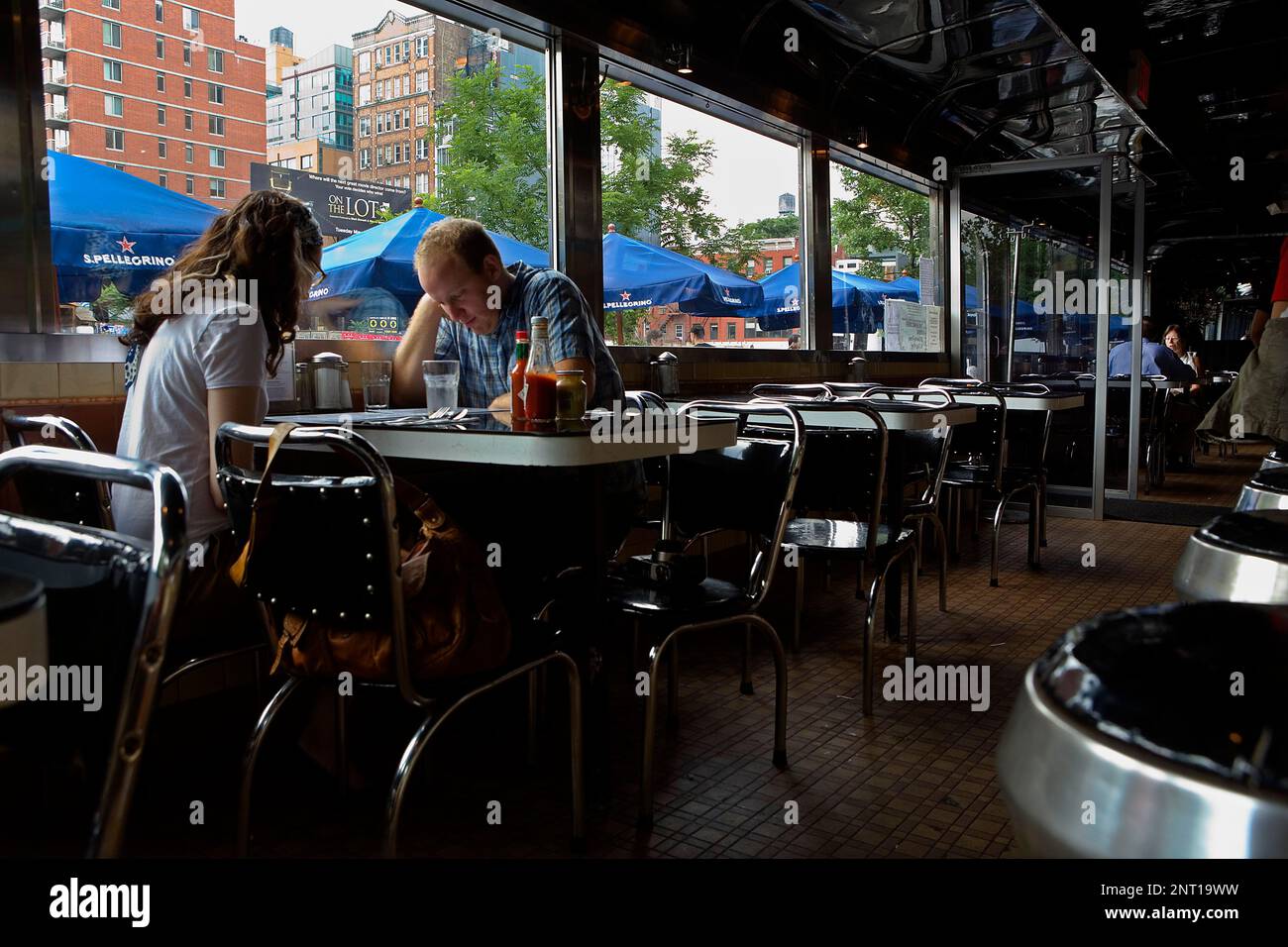 Empire Diner. 210 tenth Ave at 22 nd St,Chelsea,New York City, USA Stock Photo