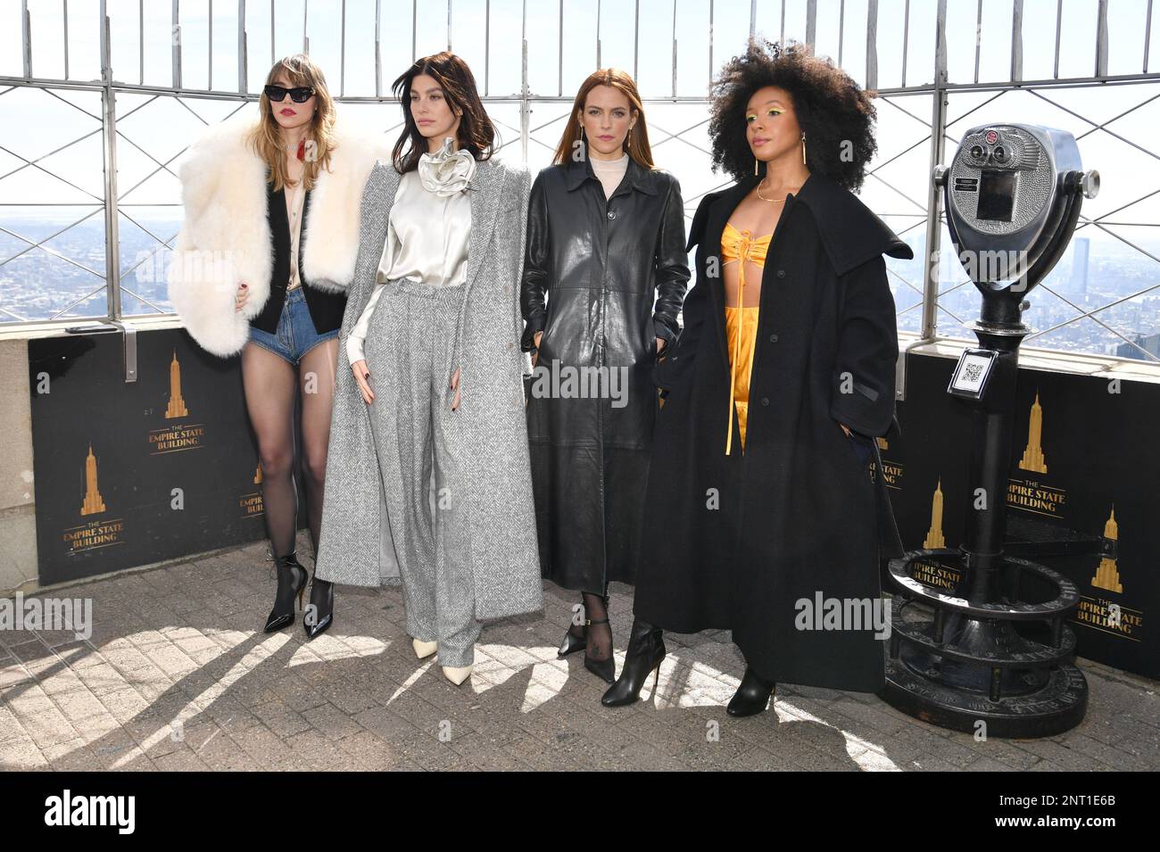 Cast members (l-r) Suki Waterhouse, Camila Morrone, Riley Keough and