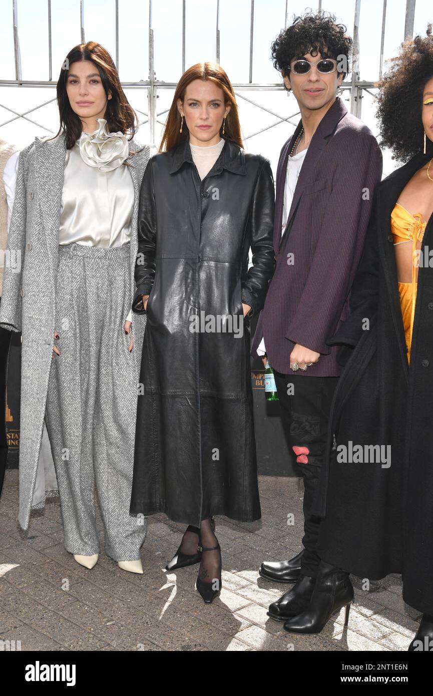 Cast members (l-r) Camila Morrone, Riley Keough and Sebastian Chacon of