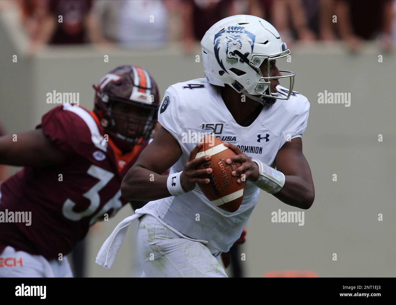 BLACKSBURG, VA – SEPTEMBER 07: Old Dominion quarterback Stone Smartt (4 ...
