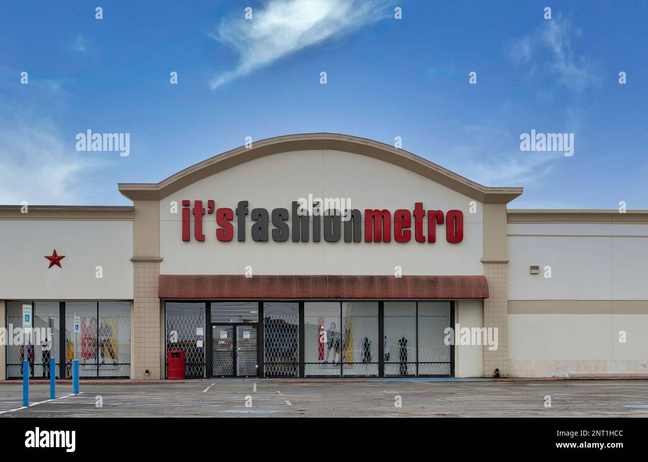 Houston, Texas USA 02252023 It's Fashion Metro business storefront
