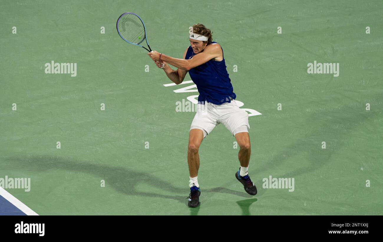 Dubai, United Arab Emirates. February 27, 2023, Alexander Zverev