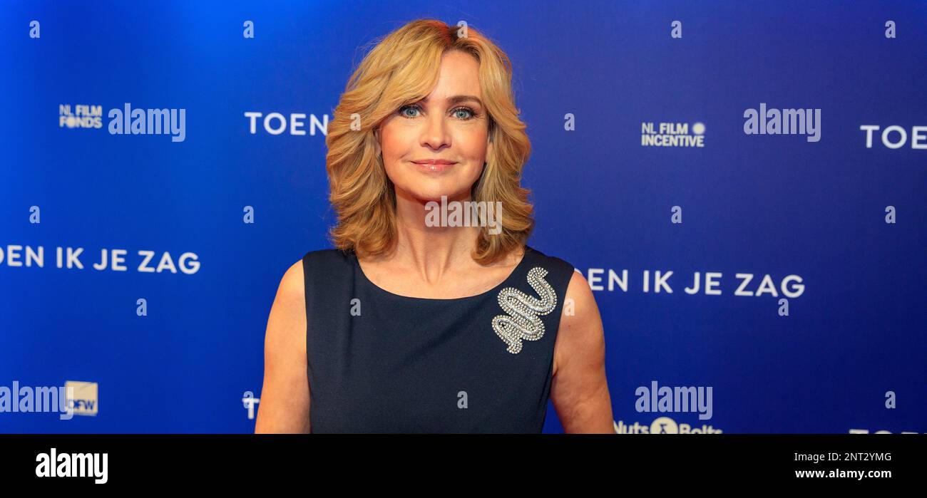 AMSTERDAM Daphne Deckers on the red carpet during the premiere of Toen Ik Je Zag. The film is