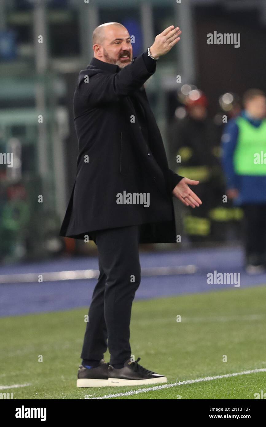De Jan Rome Rome, . 27th Feb, 2023. Rome, Italy 27.02.2023: Coach Dejan Stankovic ...