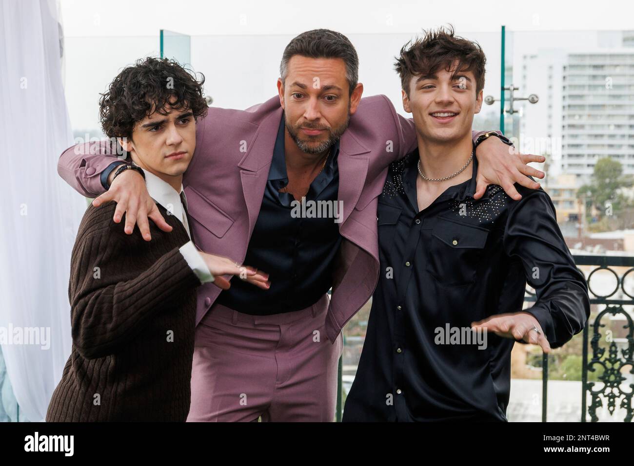 Jack Dylan Grazer From Left Zachary Levi And Asher Angel Attend A Photo Call For Shazam Fury 9061