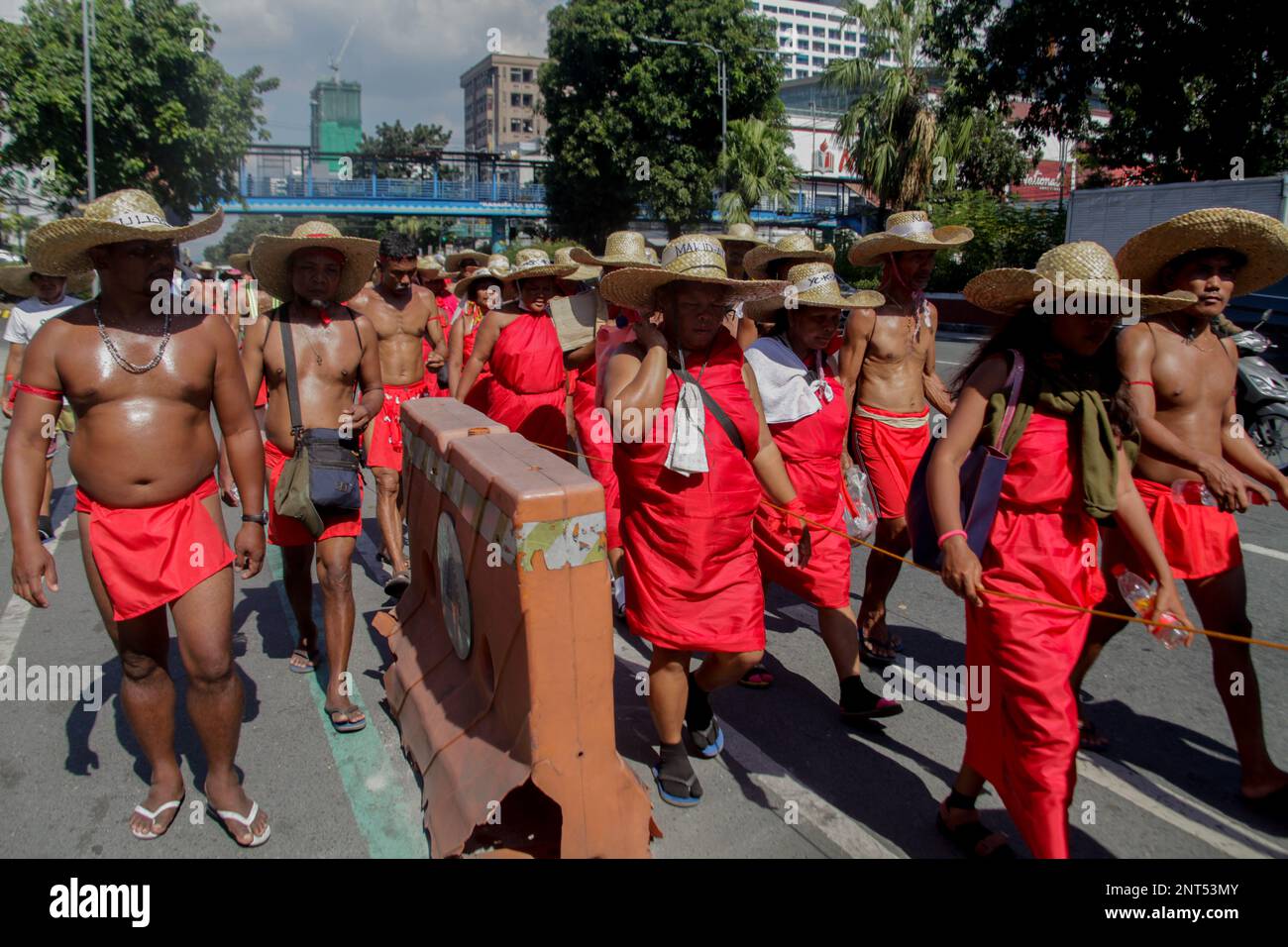 About 300 Natives Marched From General Nakar In Quezon Toward ...