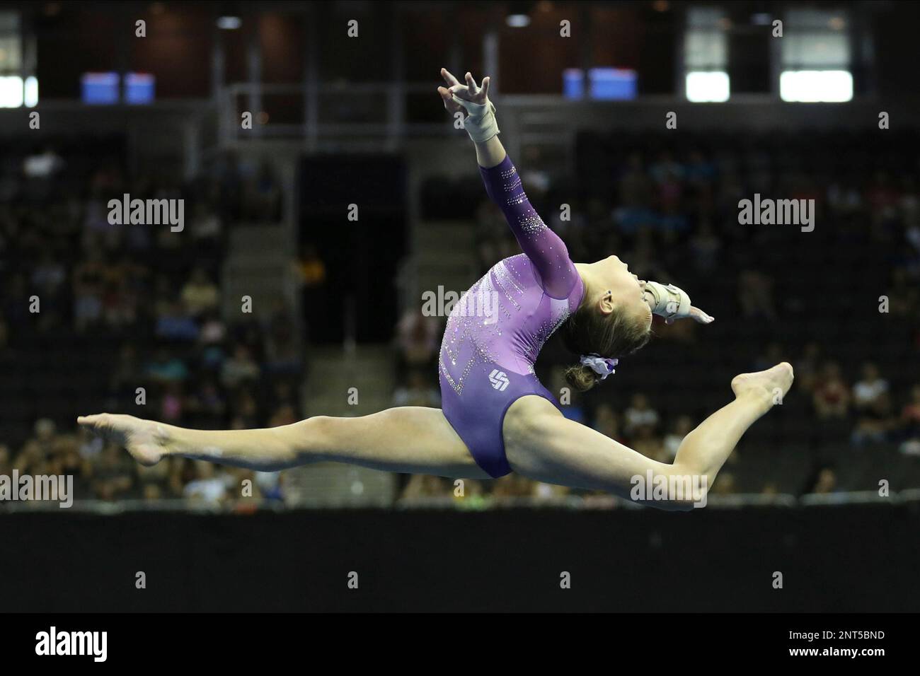 Katelyn Rosen August 9, 2019: Gymnast Katelyn Rosen competes during day one of the ...