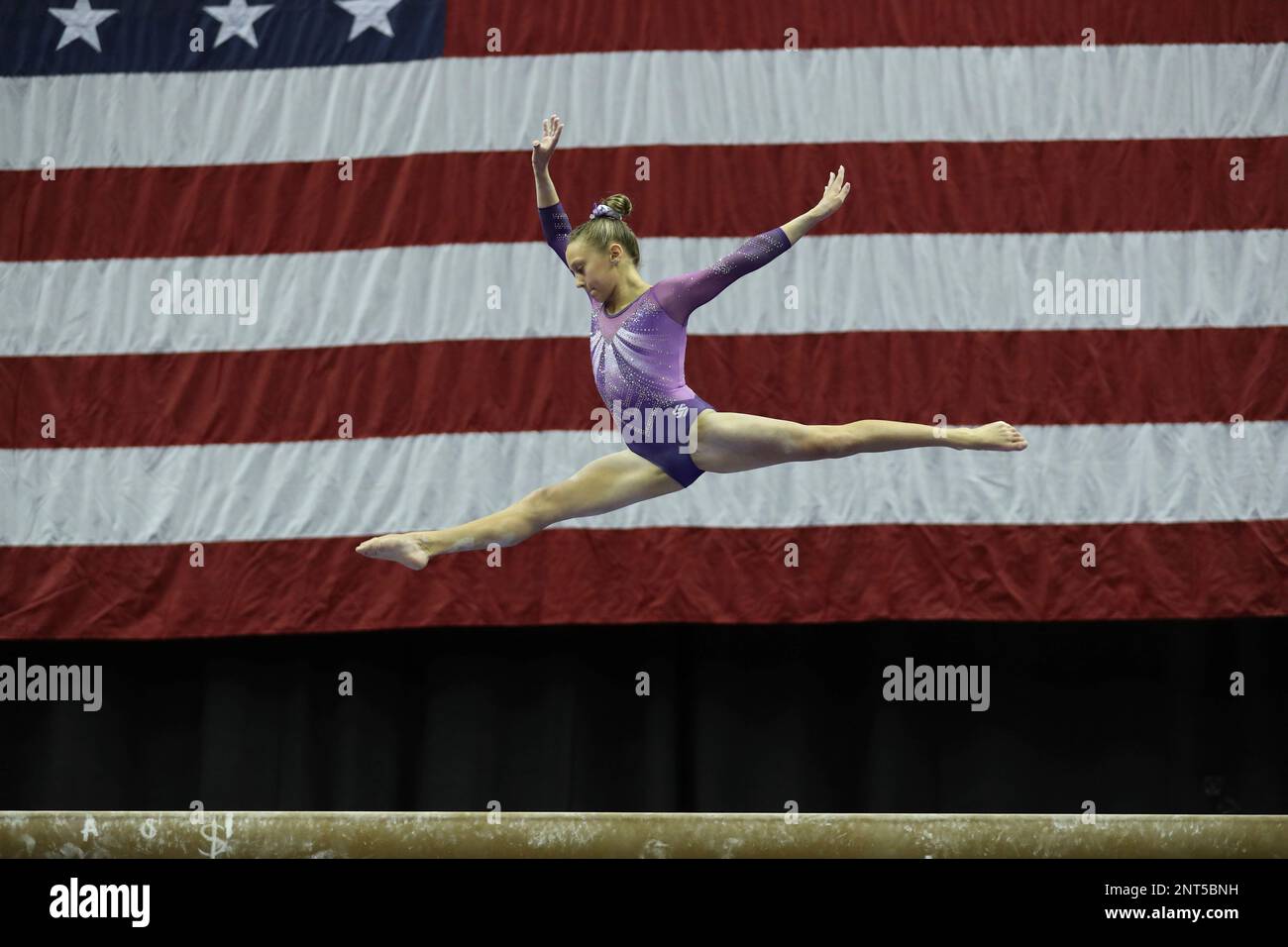 Katelyn Rosen August 9, 2019: Gymnast Katelyn Rosen competes during day one of the ...