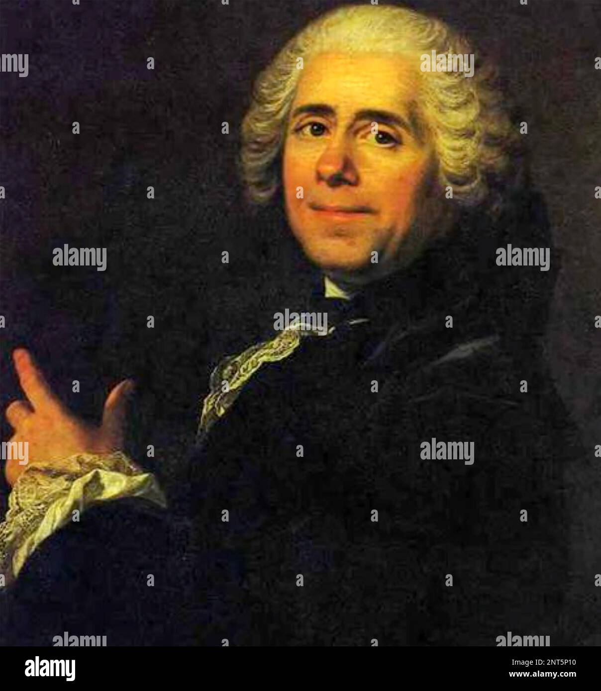 PIERRE de MARIVAUX (1688-1763) French playwright and novelist Stock Photo