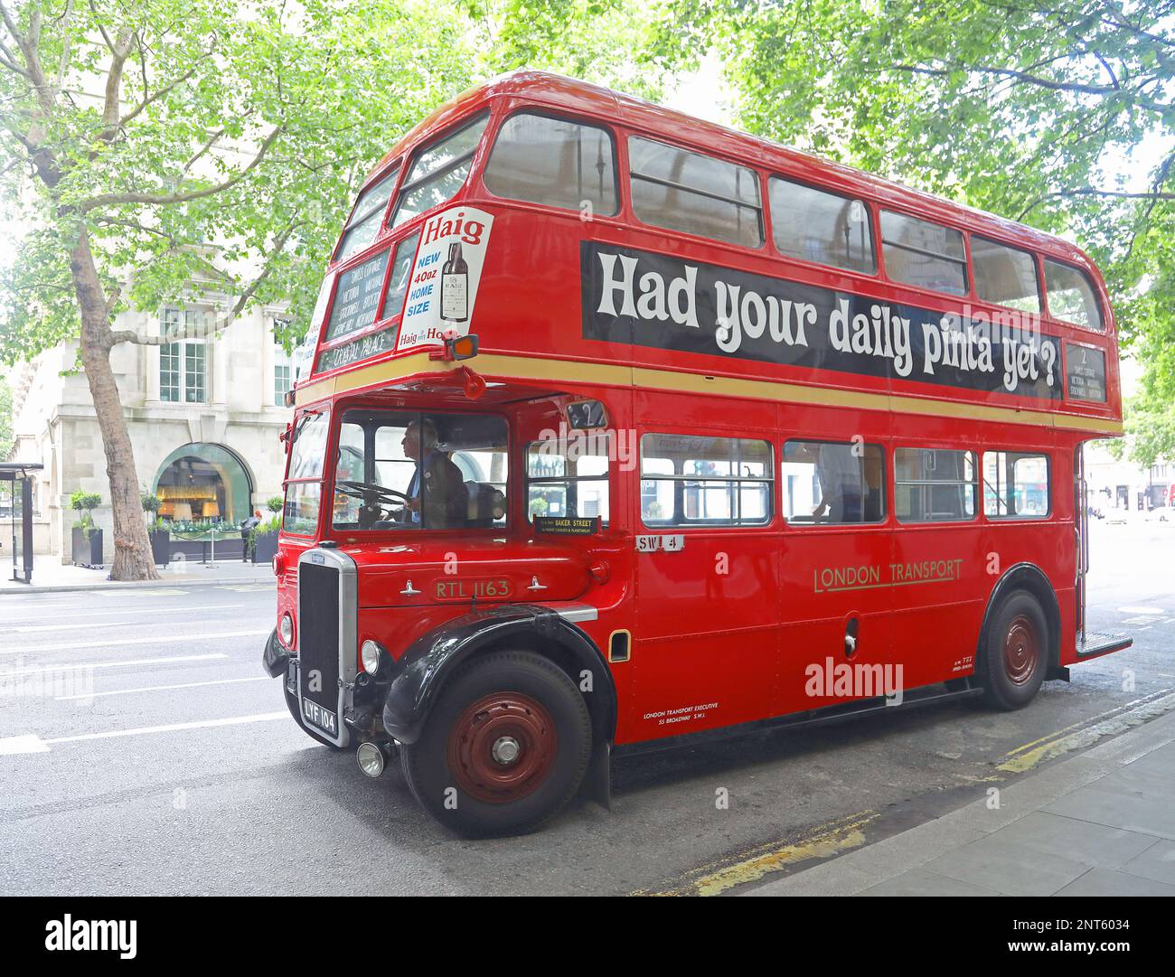 Routemaster Bus, London Transport Stock Photo