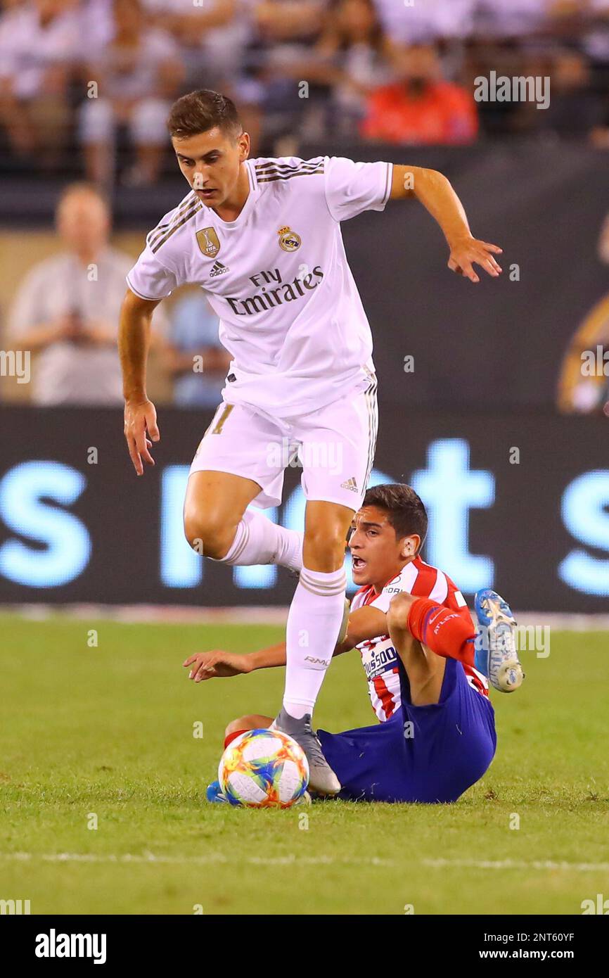 EAST RUTHERFORD, NJ - JULY 26: Real Madrid defender Javier Hernández Carrera  (31) during the second half of the International Champions Cup game between  Real Madrid and Atletico Madrid on July 26,