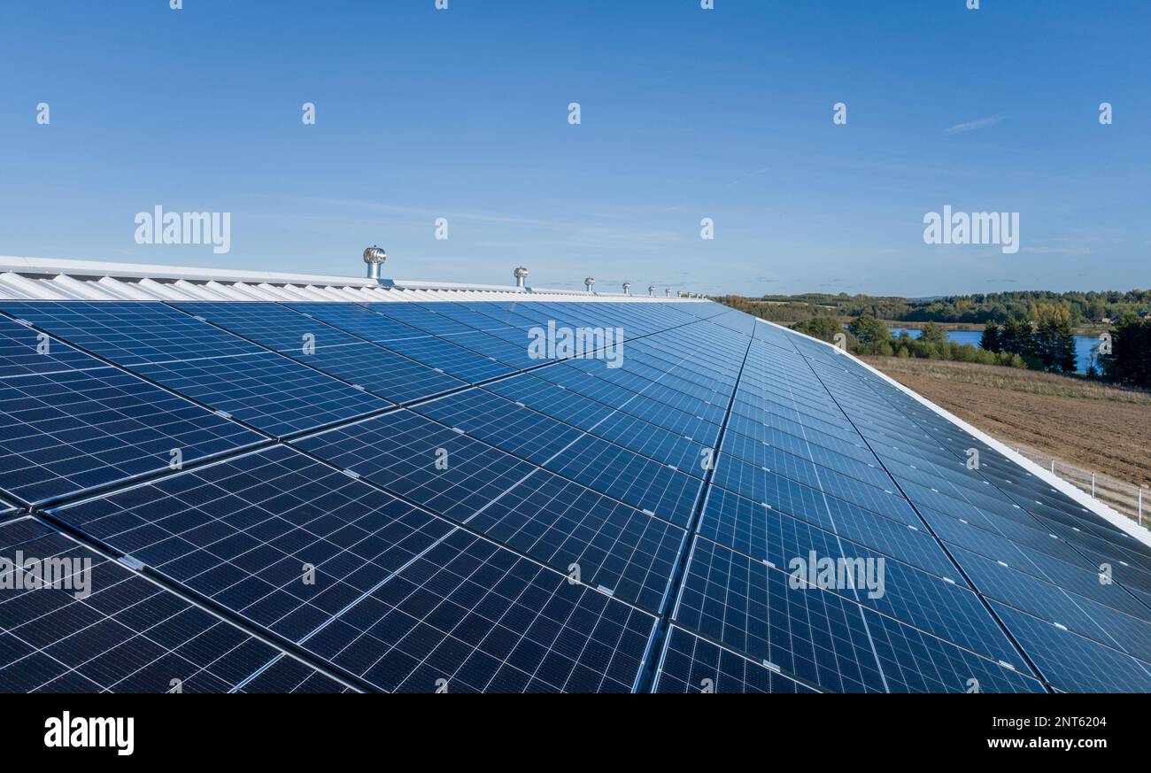 Solar panel on a farm hi-res stock photography and images - Alamy