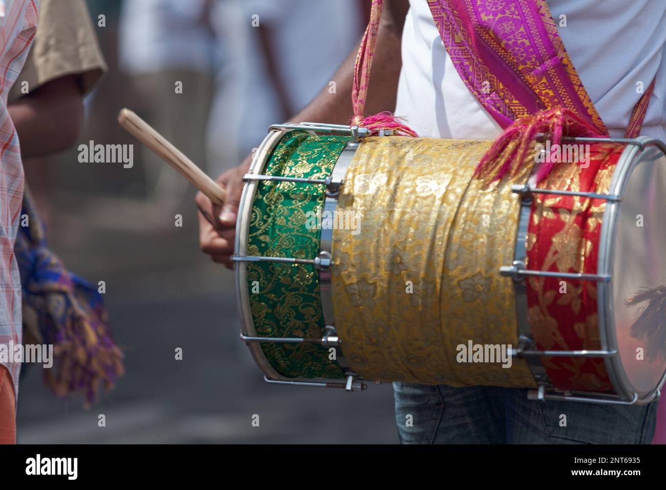 Indian tamil percussionist hires stock photography and images Alamy
