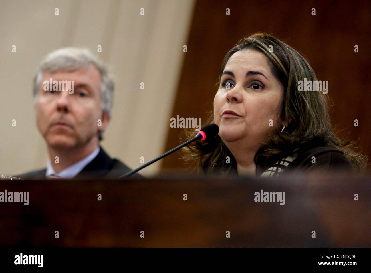 SP Sao Paulo 08/01/2019 Press conference Eugenia Augusta Gonzaga