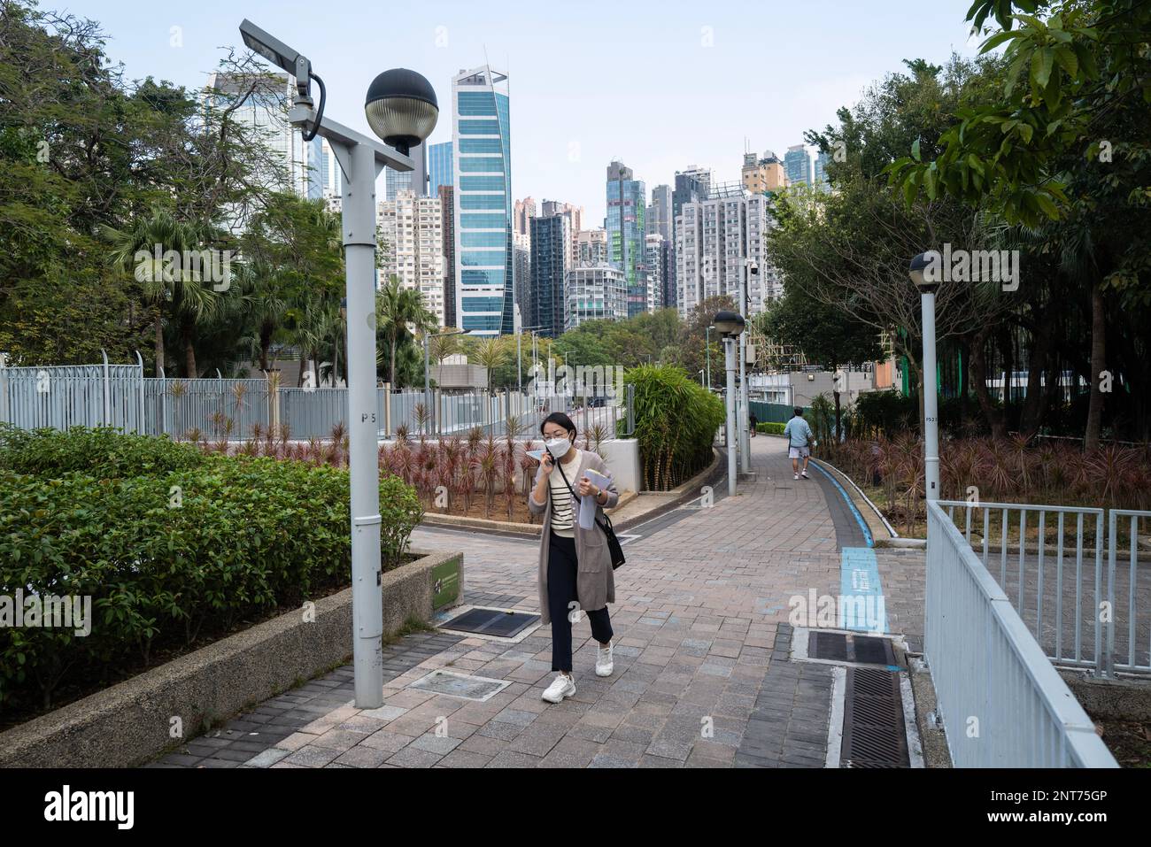Hong Kong  Kowloon and Hong Kong island. Victoria gardens. All Pictures Neville Marriner Leica Q2 Stock Photo