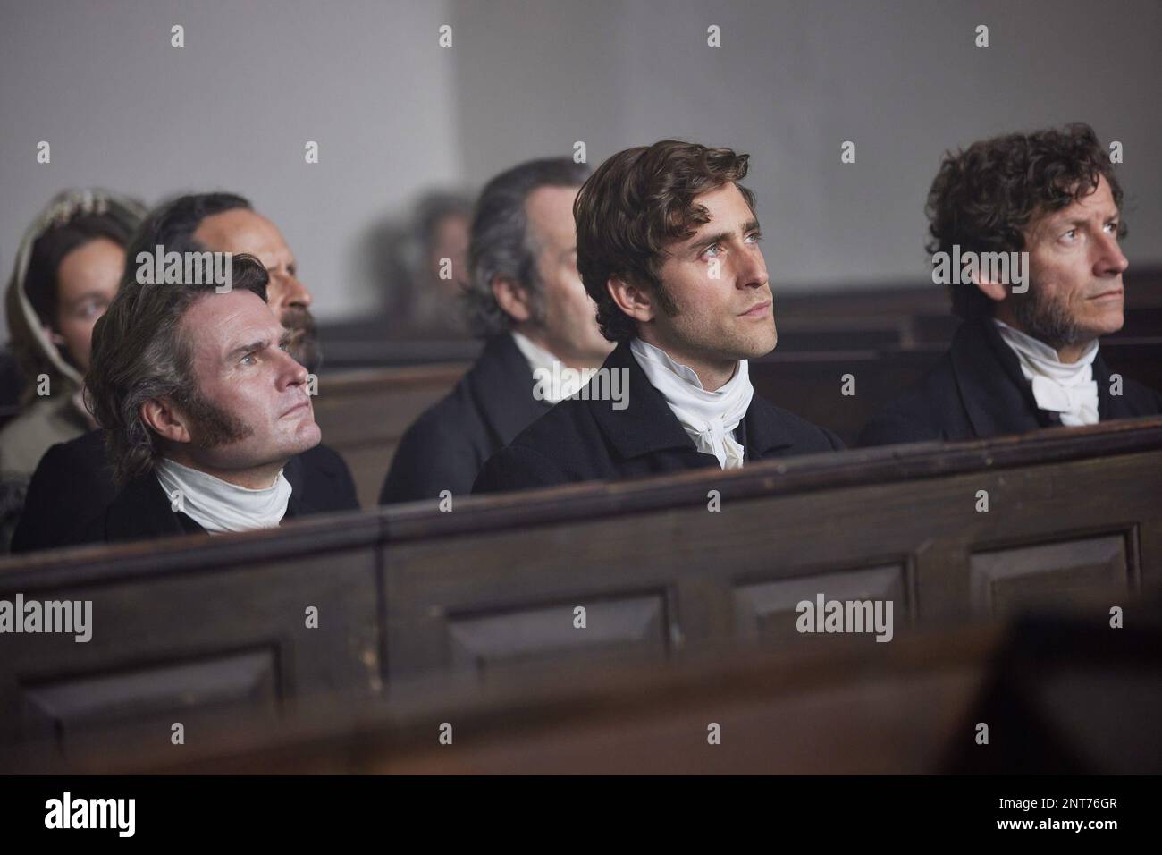 EMILY, Oliver JacksonCohen (center), 2022. ph Michael Wharley / © Bleecker Street Films