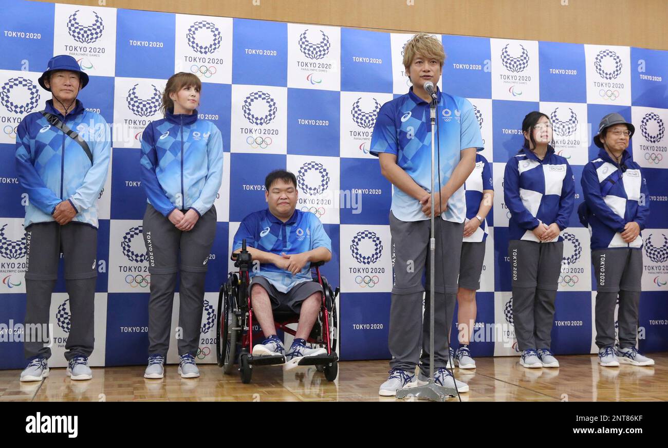 Uniforms for Field Cast (L) and City cast, Tokyo Olympic and