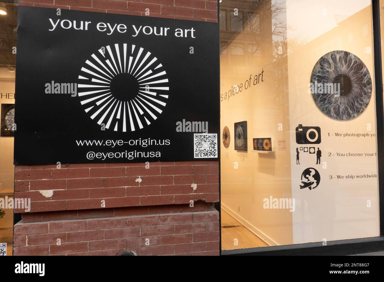 Hi, origin is a store in Soho that photographs eyes, and turns that ...