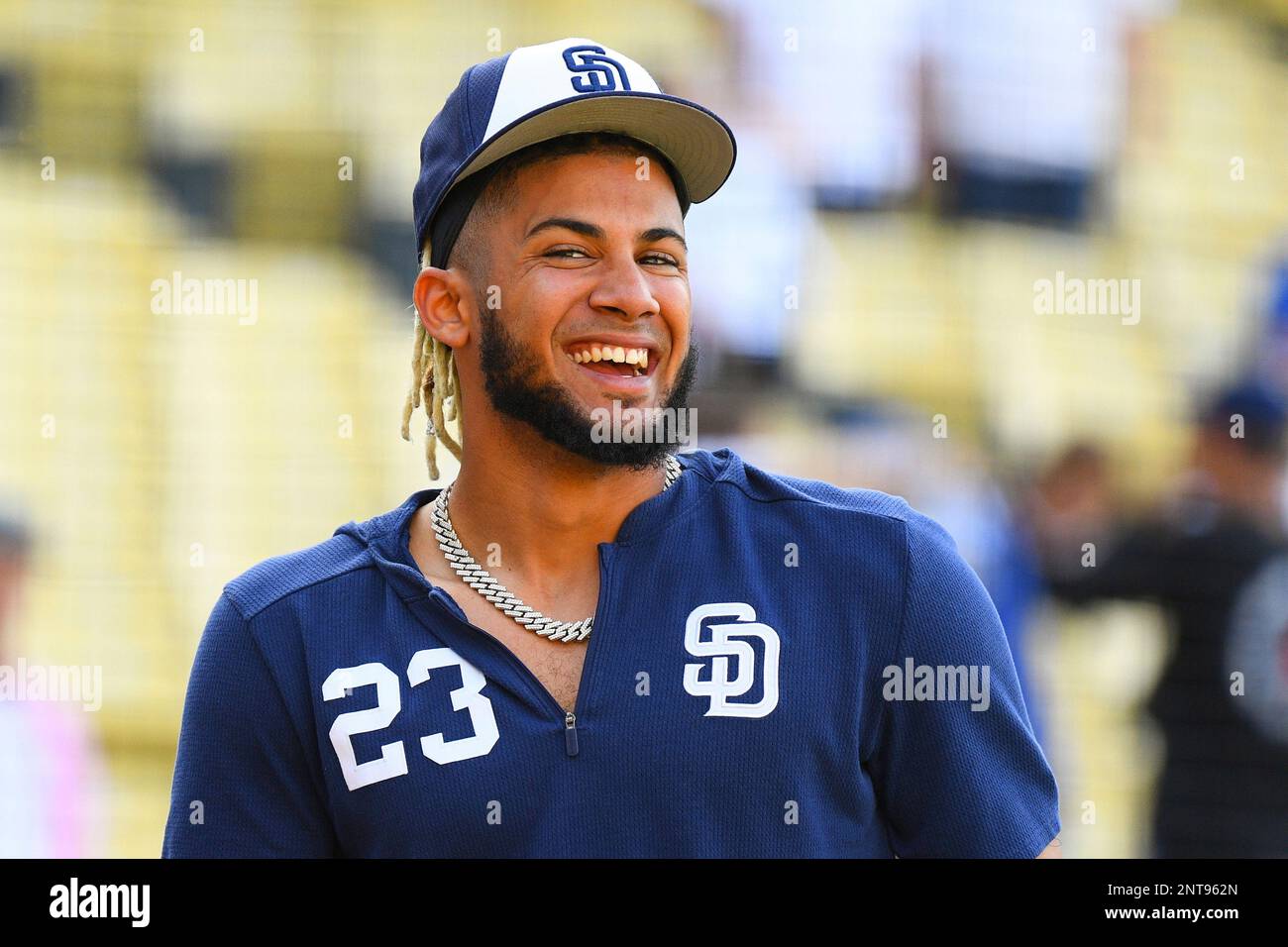 LOS ANGELES, CA - JULY 05: San Diego Padres shortstop Fernando Tatis Jr ...