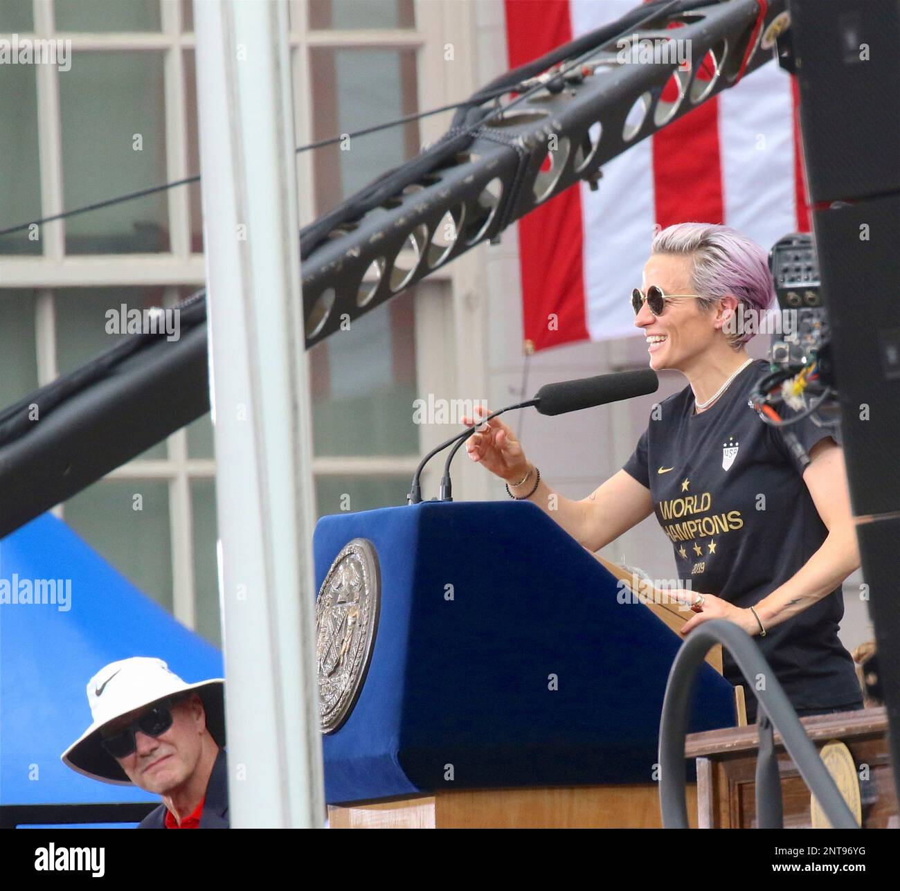 July 10, 2019 - New York, New York, U.S - MEGAN RAPINOE and the World ...
