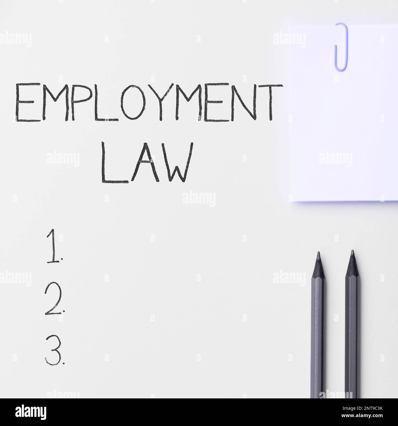 Text sign showing Employment Law. Business approach deals with legal ...