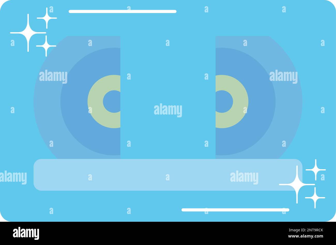 video cassette retro and nostalgic Stock Vector