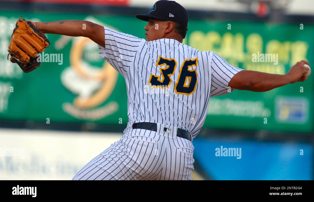 Trenton, New Jersey, USA. 25th June, 2019. ADONIS ROSA, a pitcher
