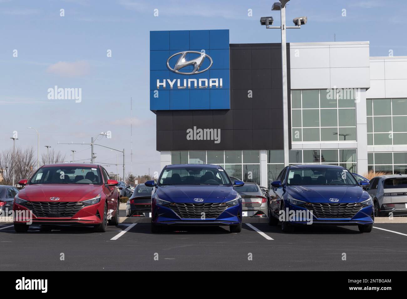 Noblesville Circa February 2023 Hyundai Motor Company dealership