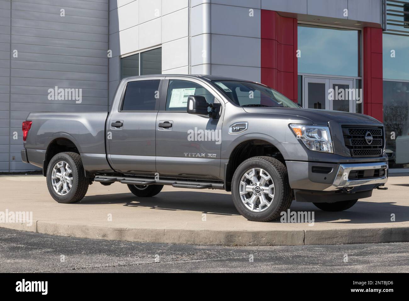 Fishers - Circa February 2023: Nissan Titan display at a dealership ...