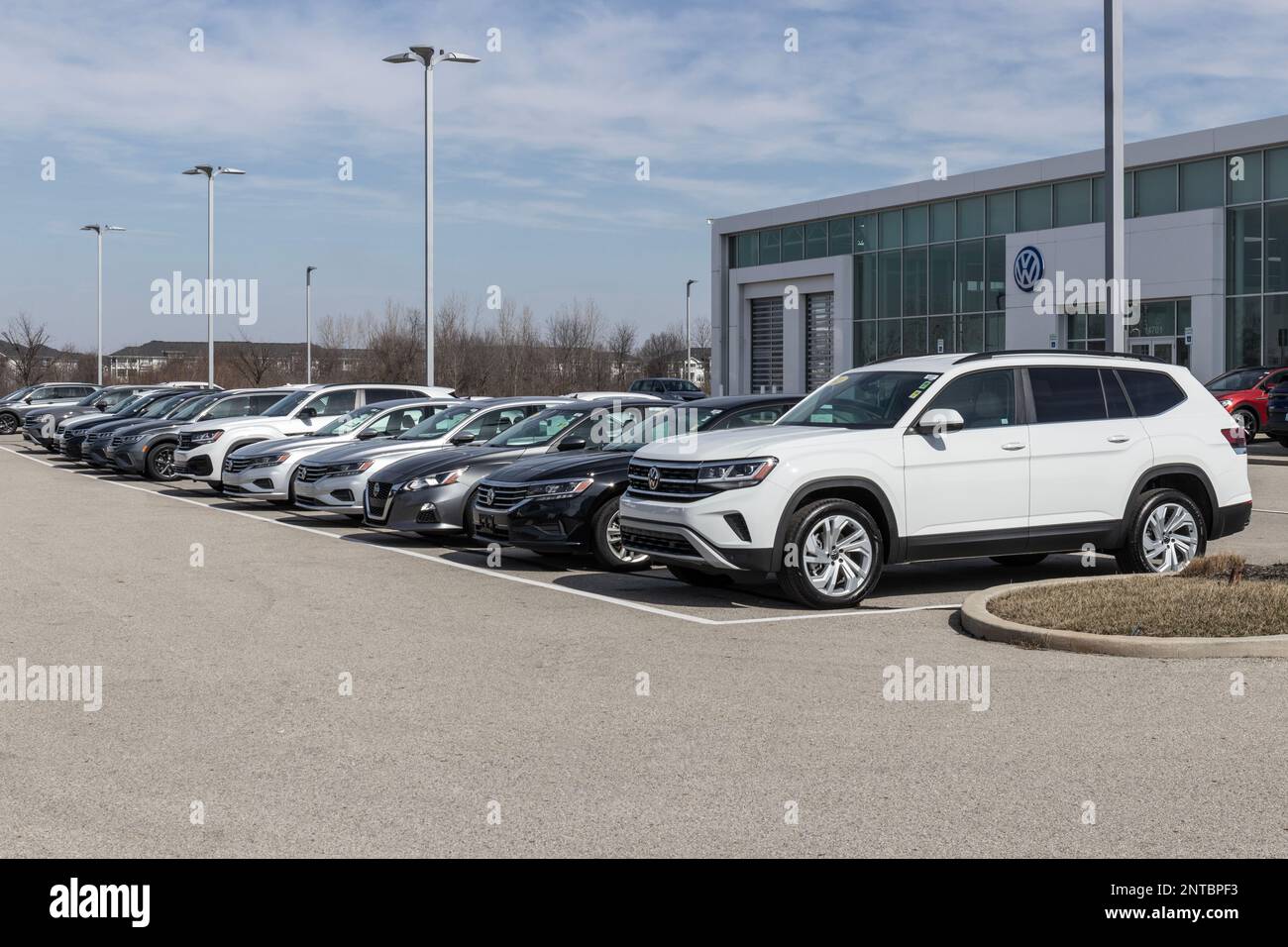 Noblesville Circa February 2023 Volkswagen Car, SUV and EV