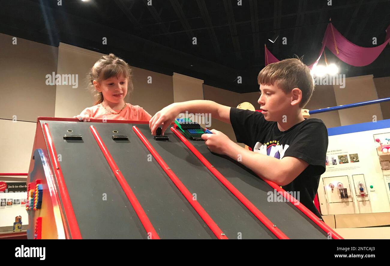 Elevenyearold Rayce Russell and sister Lily Russell, 5, both from