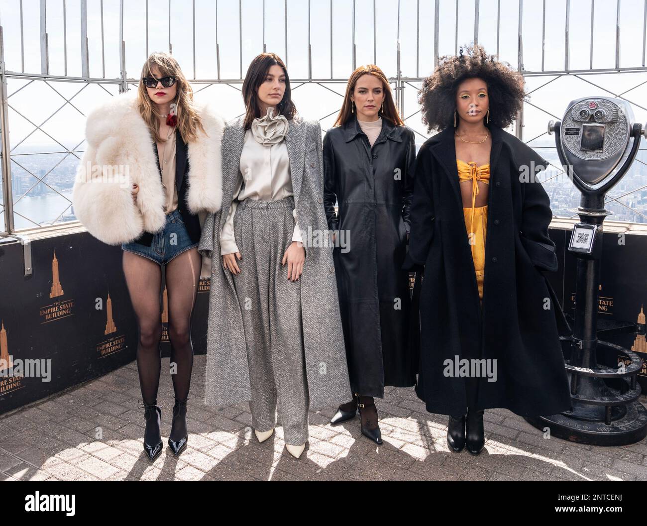 Suki Waterhouse, Camila Morrone, Riley Keough, and Nabiyah Be attend as
