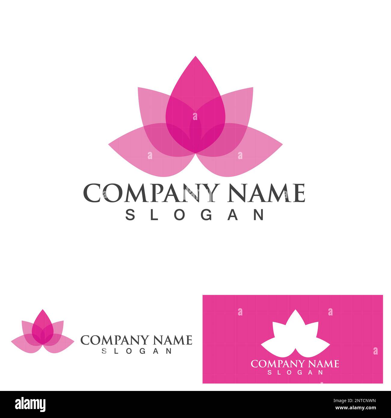 Beauty Vector lotus flowers design logo Template icon Stock Vector ...
