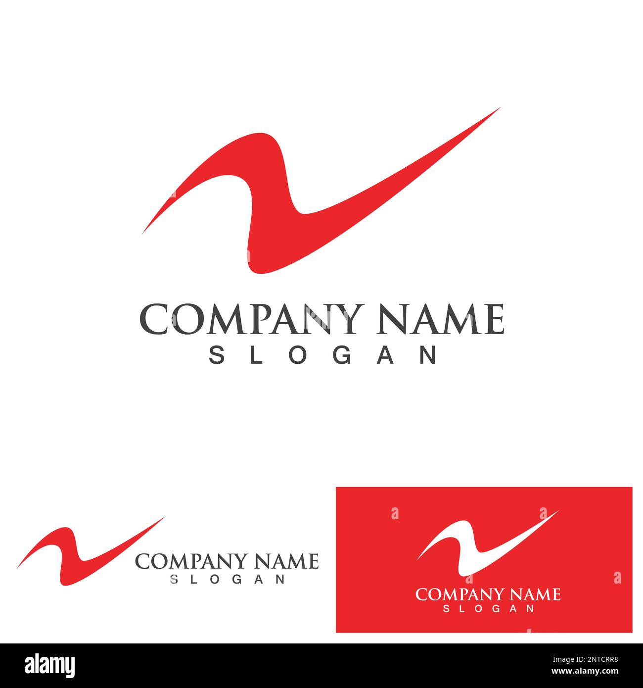 Letter N circle Concept Logo Vector Design Template Stock Vector Image ...