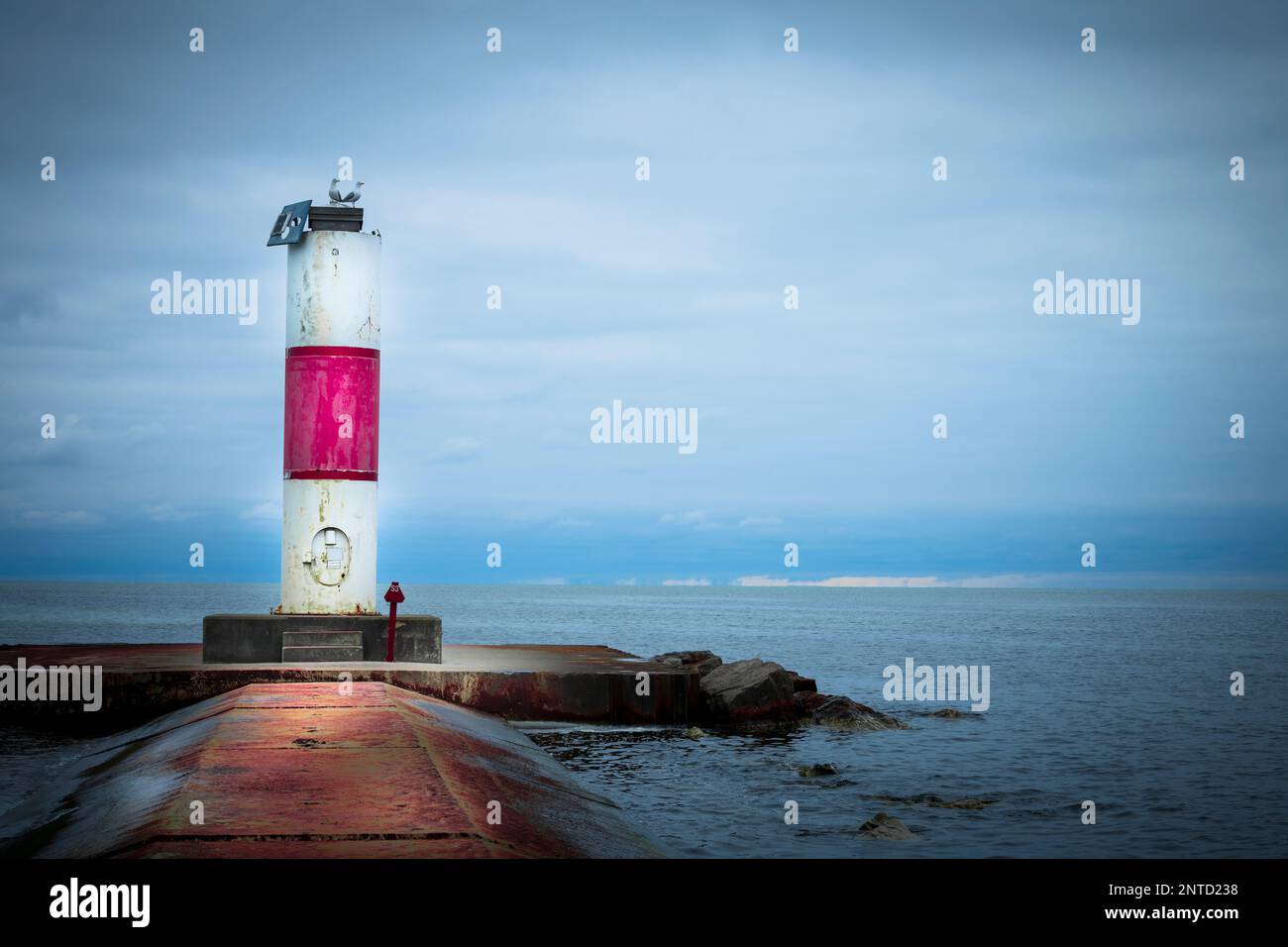 The south break wall channel marker commonly known as the south