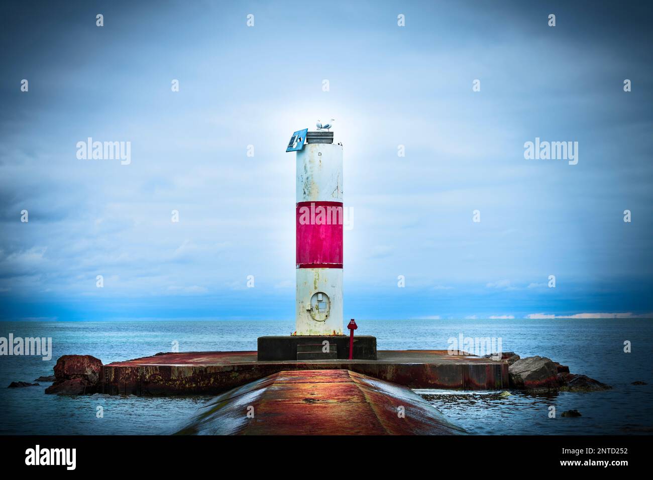 The south break wall channel marker commonly known as the south