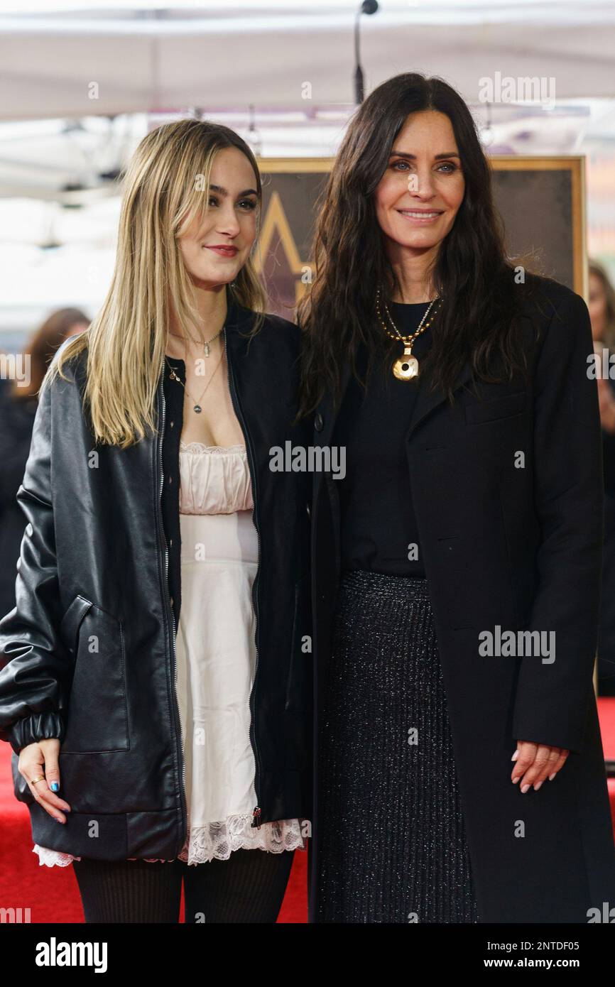 Coco Arquette, left, poses with her mother, Courteney Cox, at the star