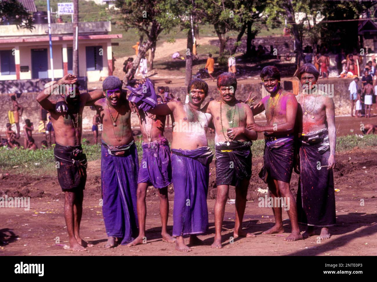 Ayyappa devotees in Sabarimalai, Kerala, South India, India, Asia Stock ...