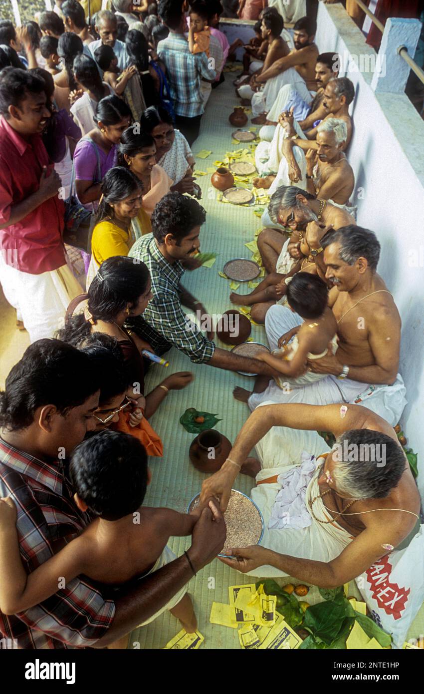 Ezhuthiniruthu Ceremony on Vijayadasami day in Saraswathi Temple at ...