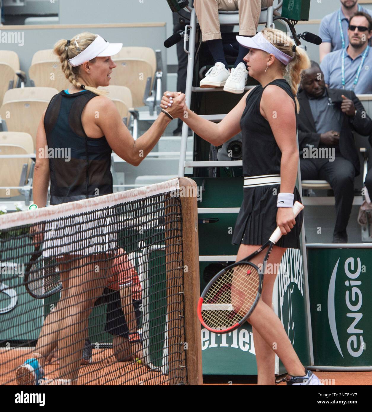 May 26, 2019: Anastasia Potapova (RUS) defeated Angelique Kerber (GER ...
