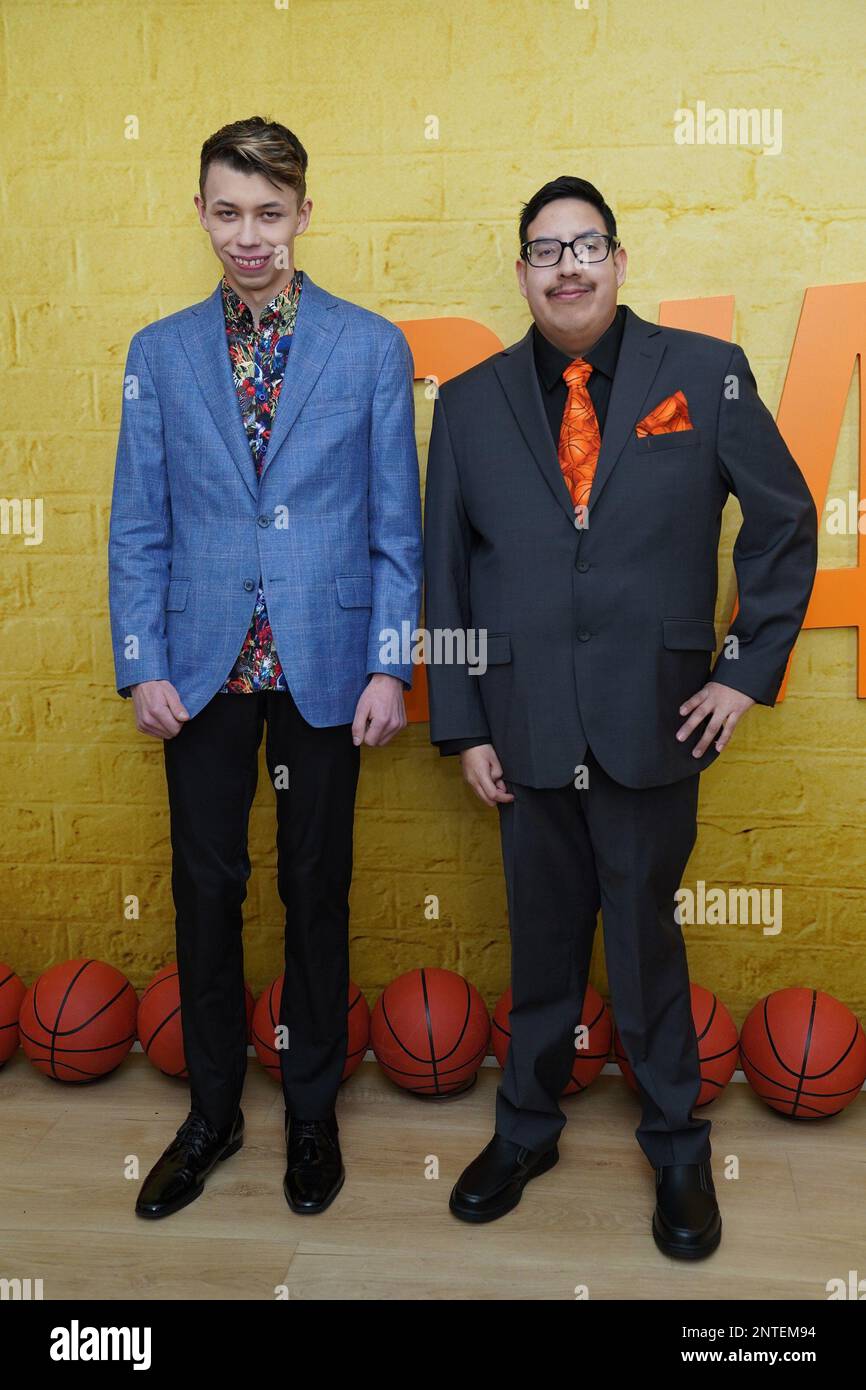 New York, NY, USA. 27th Feb, 2023. Tom Sinclair, Ashton Gunning at