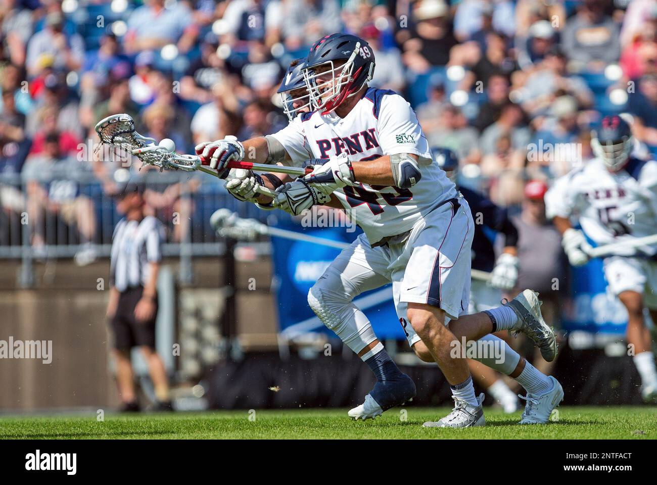 EAST HARTFORD, CT MAY 19 Pennsylvania Quakers Kyle Gallagher (49) in