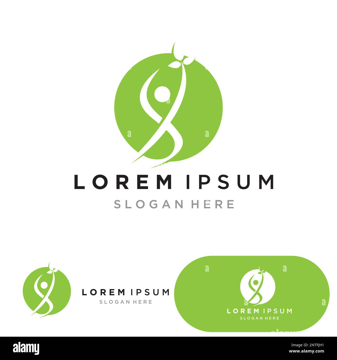 Health People Logo Vector illustration Design Template Stock Vector ...