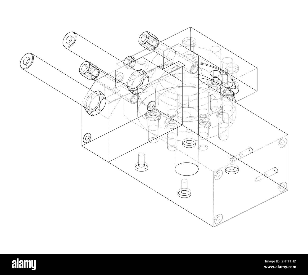 Abstract industry object concept Stock Photo - Alamy