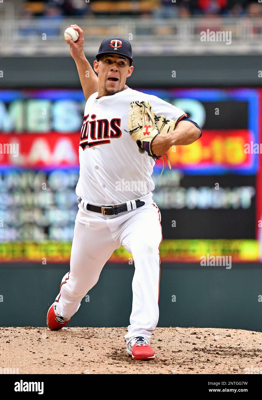 MINNEAPOLIS, MN - MAY 02: Minnesota Twins Starting pitcher Jose